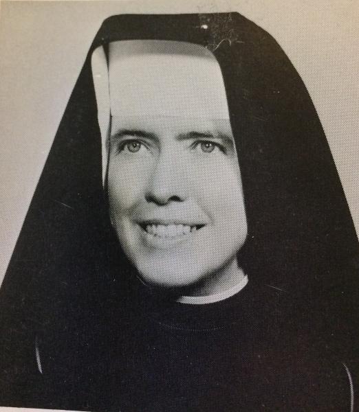 Sr. M. Francisca at Good Counsel High School back in the day!