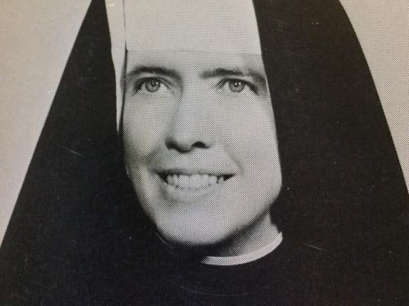 Sr. M. Francisca at Good Counsel High School back in the day!