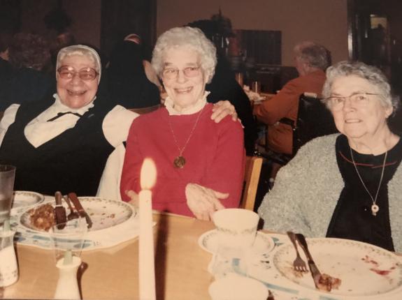 From left to right: Sr. Mary Bertrand, Sr. Mary Bernard and Sr. Mary Callista
