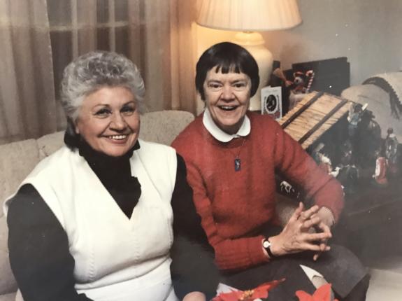 Sr. Mary Beth (on the right) and friend 