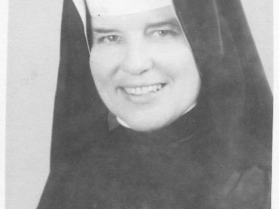 Sr. Mary Bernard, as a young RDC and the first principal of St. Frances de Chantal School in the Bronx