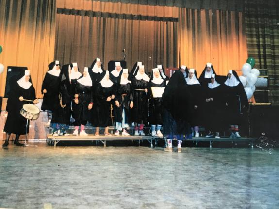Our Sisters performing Sister Act in the 90s!