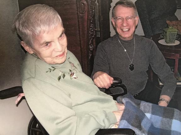Sr. Eileen and friend!