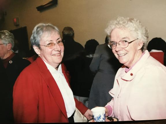 Sr. Ginny with Sr. Kathleen McCann