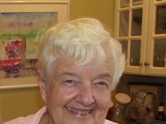 Barbara toward the conclusion of her teaching days