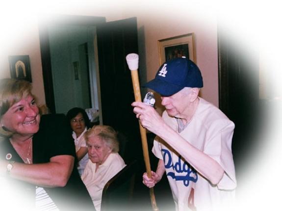 Sr. Joan the #1 Dodgers fan
