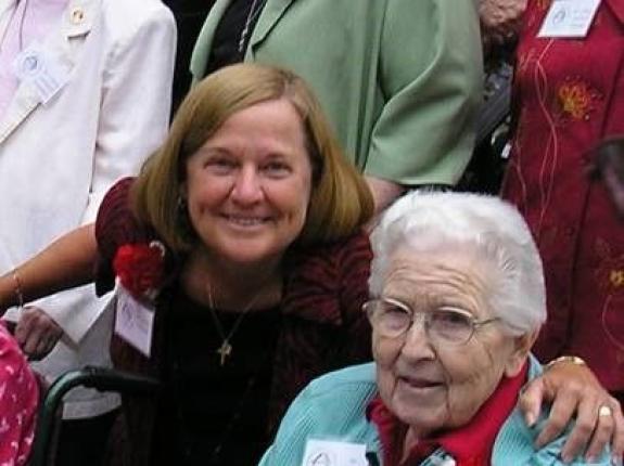 with her former student Carol Wagner, RDC at the RDC 125th Anniversary