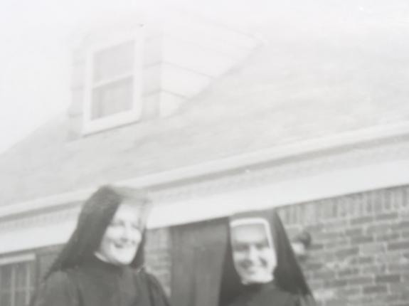 Sr. Margaret and her sister Noel in the habit of the Institute