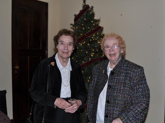 Estelle Bradley on the left; Sr. Miriam on the right