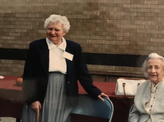 Standing: Mother Mary Ethelburge