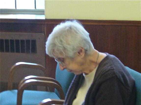 Noreen in Chapel