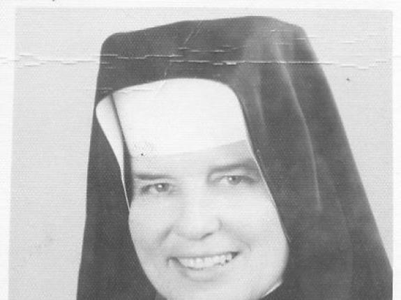 Sr. Mary Bernard, as a young RDC and the first principal of St. Frances de Chantal School in the Bronx